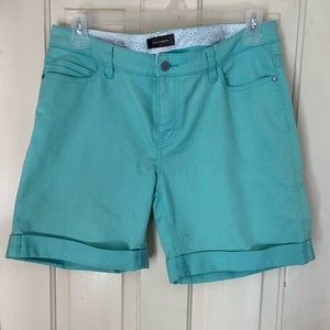 Denver Hayes Mint Green Denim shorts